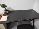 奥伦福特  电脑桌台式家用电竞游戏桌办公书桌简约书房写字桌子 碳纤维纹路单桌-120*60 升级款电竞桌 实拍图