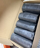 e洁抽绳垃圾袋灰色45*50cm4包共360只单面1丝免撕家用加厚垃圾袋分类 实拍图