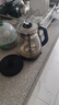 煮茶器养生壶喷淋式煮茶壶烧水壶电热水壶蒸茶壶 蒸茶器 泡茶壶围炉煮茶 1L煮茶器【防干烧保护】 【加厚高硼硅玻璃】 实拍图