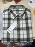 优衣库男女装法兰绒格子衬衫长袖衬衣薄外套481225 481225/30浅米色 S 实拍图