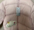 巴拉巴拉童装儿童羽绒服宝宝男女童2025冬装新款婴儿外套保暖上衣泡芙羽绒 粉色小苹果60356-白鸭绒 100 （充绒量81g 适合2-3岁） 实拍图