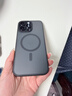 绿联 适用iPhone15Promax手机壳 苹果15ProMax磁吸壳 MagSafe保护套 无线充电防摔 磨砂黑色 实拍图