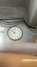 康巴丝（Compas）挂钟客厅静音走时简约石英钟表挂墙时钟 c2855 白色 26cm直径 实拍图