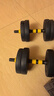 华亚（HUAYA） 哑铃男士杠铃套装可调节环保包胶手铃亚玲家用运动锻炼健身器材 一副两只总重20kg两用款【热销大众选择】 实拍图