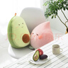 网易严选 多功能抱枕午睡毯 水果盖毯毛毯子 牛油果 大号 实拍图