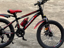 凤凰（Phoenix）儿童自行车山地车男女学生脚踏车6-15岁童车 霸道 黑红色 20寸 实拍图