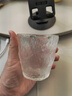 【网红爆款】冰川纹玻璃杯时尚潮流ins风果汁杯酒杯水杯 冰川矮杯 250ml4个 实拍图