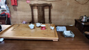 赣荣大板茶桌椅组合实木客厅茶几茶具套装一体新中式喝茶办公两用茶台  1.6M干泡茶桌1豪华椅4围椅 实拍图