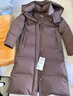 波司登25年羽绒服女款冬季鹅绒加厚连帽商务通勤百搭超长款外套商场同款 实拍图