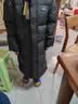 巴布豆（BOBDOG）95绒儿童羽绒服2025冬季男女中长款保暖A类防风抗菌面料连帽外套 黑色 240g+充绒 【抗寒-20°C】 150 推荐【身高135-145cm】 实拍图