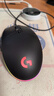 罗技（G）G102第二代游戏鼠标 RGB流光灯效鼠标 轻量化  游戏级8000DPI传感器 黑色 200-8000DPI 实拍图