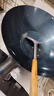 荣事达（Royalstar）章丘手工锻打铁锅老式炒锅无涂层不粘炒菜锅圆底燃气灶有盖40cm 实拍图