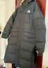 adidas通勤羽绒服 休闲长款鸭绒男女秋冬阿迪达斯官方轻运动   黑色   2XL 实拍图