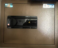 虎牌保险柜家用办公小型电子密码免钥匙保管柜全钢防盗床头保险箱可入墙入柜 博瑞系列 35cm 咖啡金 实拍图