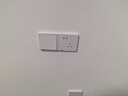 西门子（SIEMENS）开关面板 一开单控开关 86型暗装 致典雅白色5TA14113NC01 实拍图