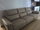 顾家家居（KUKA）现代电动功能沙发零靠墙头层牛皮灵动翻倒几游戏沙发6196智能家居 【基础版】2.77M-双电动-燕麦色-柔韧肌理皮-翻倒几 实拍图