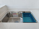 华帝（VATTI）水槽单槽厨房洗菜盘一体槽 拉伸大槽水池盘台上不锈钢-以旧换新 实拍图