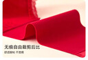 曼妮芬朱珠同款舒适无钢圈文胸女蕾丝内衣本命年红内衣 040 红色（花月美人） 75A 实拍图