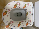 马桶垫子四季通用家用eva防水硅胶泡沫马桶垫套高级感坐便器座垫 橙色邦尼兔款 1件装 实拍图