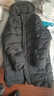 京东京造羽绒服男鸭绒加厚防寒工装面包服防泼水冬季外套中长款 黑色 2XL 实拍图