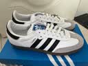 adidas「T头鞋」SAMBA OG经典复古板鞋德训鞋男女阿迪达斯三叶草   白/黑/浅灰   38 实拍图