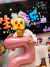 多美忆生日场景布置女孩数字生日气球道具氛围布置儿童派对装饰粉色5 实拍图
