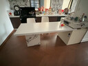 若忆诗琦极简风岛台高端轻奢岛台一体餐桌可伸缩倒台家用客厅岩板岛台餐桌 【泡茶款】岛台餐桌+真皮靠背椅X4 2.0m -拉伸总长235-280cm 实拍图