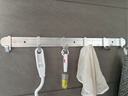 九牧（JOMOO）挂钩免打孔浴室置物架挂衣钩壁挂毛巾架太空铝6排浴室排钩939306 实拍图