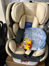 Heekin德国 儿童安全座椅汽车用0-4-12岁婴儿宝宝360度旋转ISOFIX硬接口 时尚灰(ISOFIX+360度旋转) 实拍图