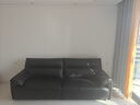 芝华仕（CHEERS）都市大黑牛真皮沙发客厅直排家具钢琴键新款沙发3095黑2.4m 实拍图