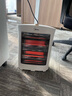 美的（Midea）小太阳取暖器家用节能电暖器台式电热器暖气机办公室烤火炉暖脚器暗光防烫远红外电暖气 【倾倒断电 过热保护 白色】 机械式 NS8-15D 台式 实拍图