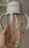 贝亲（Pigeon）自然离乳 PPSU重力球吸管双把手奶瓶 330mL 12月+ AA253 实拍图