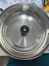 美厨（MAXCOOK）304不锈钢火锅30cm 汤锅电磁炉火锅复底带盖 送一对火锅勺MH-30 实拍图