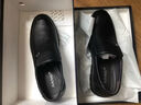 奥康（Aokang）男鞋牛皮套脚圆头舒适商务休闲鞋黑色38码 实拍图