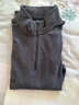 优衣库男装柔滑弹力摇粒绒半拉链套头衫/长袖25秋冬新款481184 08 深灰色 XL /180/108B 实拍图