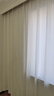 幻影纱窗帘客厅卧室透光不透人隔断纱阳台飘窗遮光布纱窗帘 幻影纱-白色 4米宽*2.7米高【挂钩款】一片 实拍图