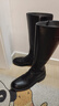 森达骑士靴女商场同款气质过膝长筒靴XEN01DG4 黑色绒里 38 晒单实拍图