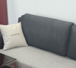 海澜之家（HLA）棉麻抱枕靠枕轻奢超柔简约靠背垫客厅靠枕套含芯纯色靠包沙发靠垫 简约 深空灰 枕套+枕芯【45*45cm】 实拍图