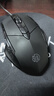 英菲克（INPHIC）W1 有线游戏鼠标宏定义人体工学轻音家用办公笔记本电脑台式USB通用 黑色 实拍图