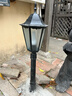 凯优美（KAIYOUMEI） 欧式复古庭院灯 别墅花园草地灯 铝材防锈路灯 户外防水景观灯 0.8米黑色（接电款+LED灯泡） 实拍图