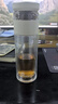 京东京造 玻璃杯 全能茶水分离杯 泡茶杯双层泡茶分离杯子男士月光银330ml 实拍图