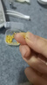 吾皇老金黄金小金珠足金999古法DIY配件手串散珠金珠子转运珠送礼 约0.12g 实拍图