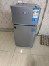 日普（RIPU）小冰箱迷你小型双门家用一级能效宿舍出租房办公室节能省电冷藏冷冻电冰箱 【升级净化去味】58升银色【小巧不占地】 实拍图