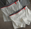 FitonTon男士内裤男抗菌平角裤中腰棉质男士四角短裤头3条装新款 L 实拍图