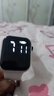 其他品牌高颜值LED手表时尚方形学生科技感超强夜光数字个性运动 白色 实拍图