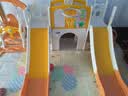 KIDDIPLAY儿童滑滑梯室内家用2至10岁宝宝滑梯秋千二合一攀爬架多功能乐园 橘小神童组合加单滑梯+画积过道 无规格 实拍图