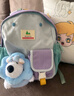 SHUKIKU乐兜兜儿童公仔双肩包幼儿园书包小学生防泼水背包 海盐茄紫M 实拍图
