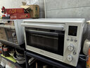 美的（Midea）35L家用多功能烘焙电烤箱 双层玻璃门/精准控温/热风烘烤/搪瓷内胆 PT3530W-D 实拍图