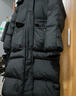 森马（Semir）90绒羽绒服女长款收腰显瘦冬季宽松连帽三防厚外套101724113055 实拍图