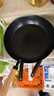 京东京造 平底锅 煎锅无涂层煎蛋牛排烤盘早餐平底燃气【进口极铁】28cm 实拍图